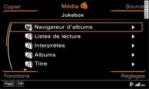 Structure des répertoires du jukebox